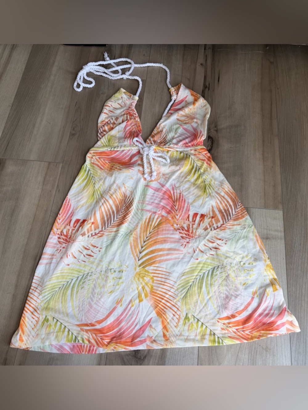 Tropical beach coverup